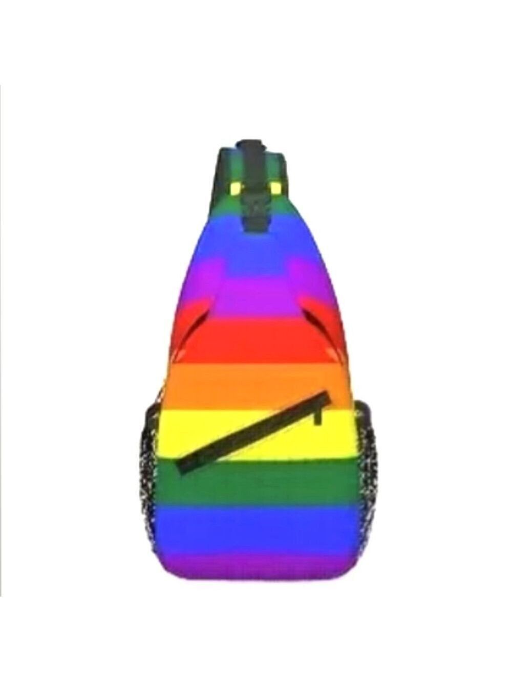 🌈 Rainbow Pattern Chest Bag